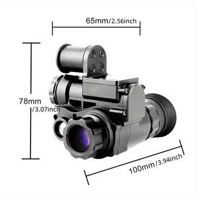 120x80x59мм Военный шлем Монтированные ночные очки Wifi IR 1080p Hd