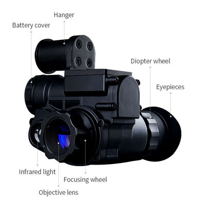 Высоко NVG 10 Шлем установлен Дневное и ночное наблюдение Инфракрасное ночное видение Область охоты