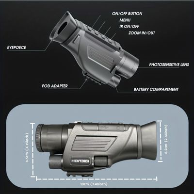 390G Ночное зрение Монокулярные очки для наблюдения за дикой природой