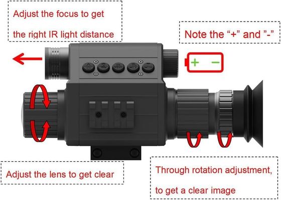 M5 Digital 1080P Day &amp; Night Vision Rifle Scope Hunting Monocular Camera с инфракрасным диапазоном 850 или 940 нм (M5-50-IR940-GP)