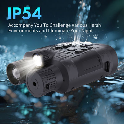 Бинокль ночного видения Mini90 с 6-кратным оптическим зумом, инфракрасным излучением, фото 40 МП и видео 4K, время работы от аккумулятора 15 часов, видимость в темноте для рыбалки, катания на лодках, пеших прогулок и кемпинга